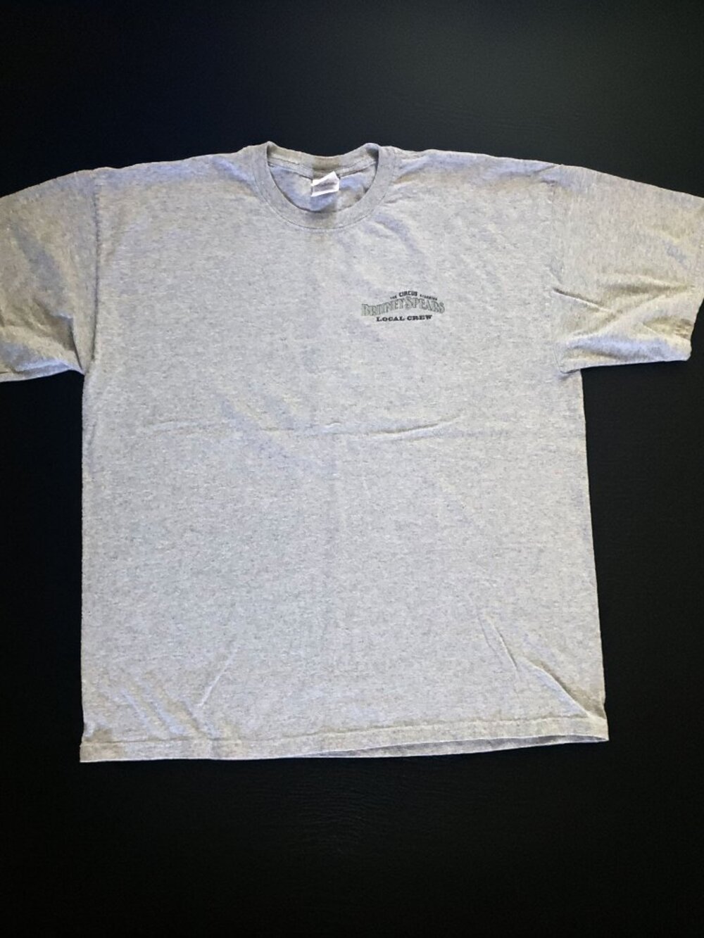 Vintage Britney Spears 2009 Circus Tour Local Crew Graphic Tee XLarge